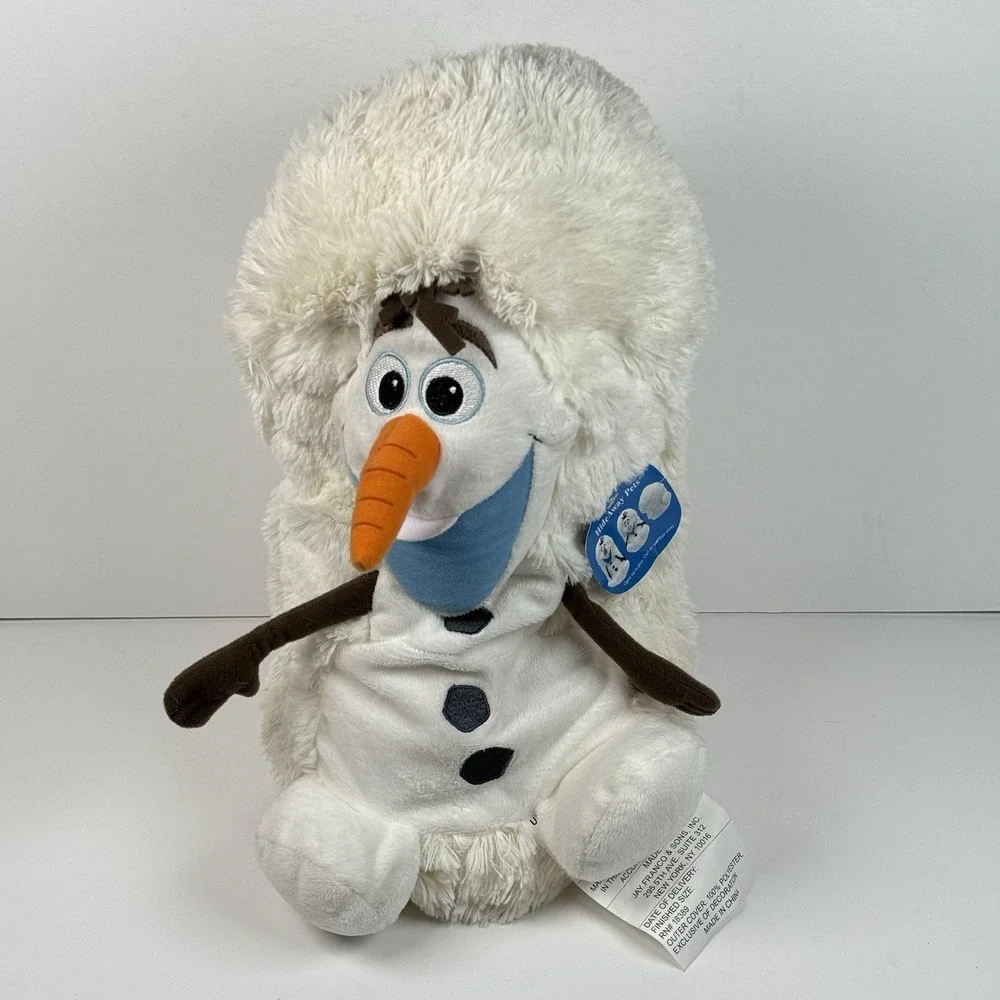 Disney HideAway Pets Pillow Frozen Olaf Snowman White Plush Children Winter